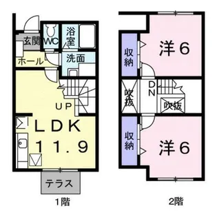 メゾン中村2【1階】の間取り