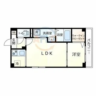 アリビラ鶴橋【4階】の間取り