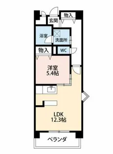 マノワールサンポー【401号室】の間取り