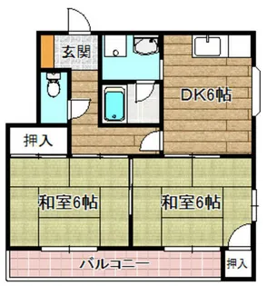 ユアーハウス【301号室】の間取り