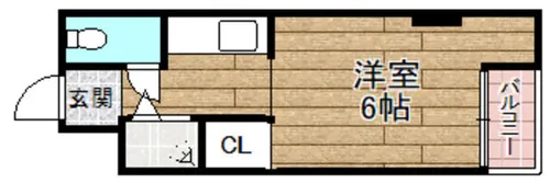 コーポアユーズ【3階】の間取り