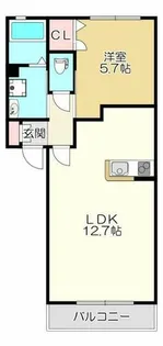 N-VILLAGEゆなみ【1階】の間取り