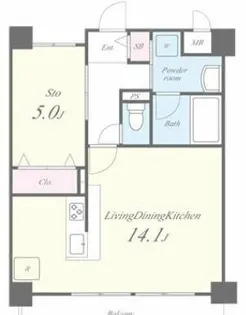 La Verde長田【1階】の間取り