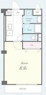 ブランチェリー新石切【3階】の間取り