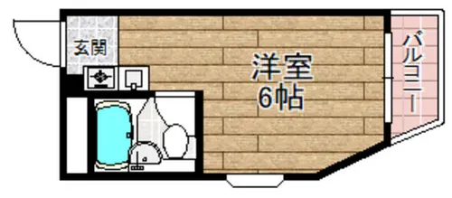 ヤスダマンション【201号室】の間取り