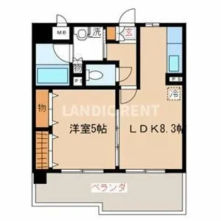 カマラード吉塚【2階】の間取り