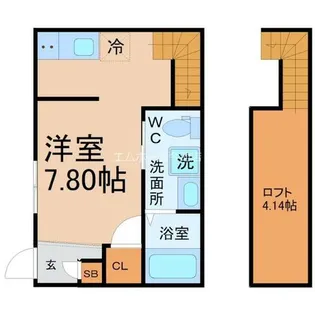 Velo JIYUGAOKA【2階】の間取り