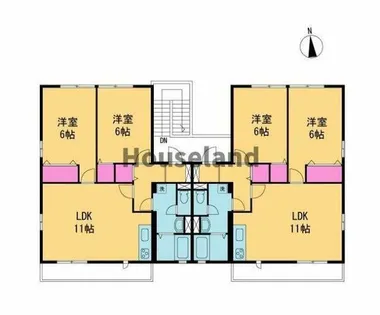 コーラル・ヒル【1階】の間取り