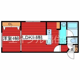 シティレジデンス福住【4階】の間取り