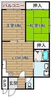 野田シャトルマンションA棟【202号室】の間取り