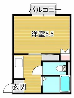 福岡県北九州市小倉南区城野2丁目【アパート】の間取り