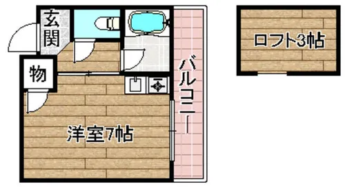 レジデンス真上【2階】の間取り