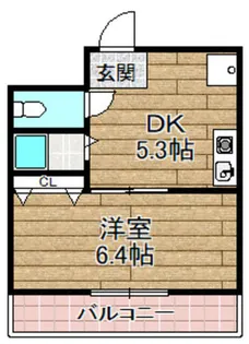 メゾンレヴェーユ【402号室】の間取り
