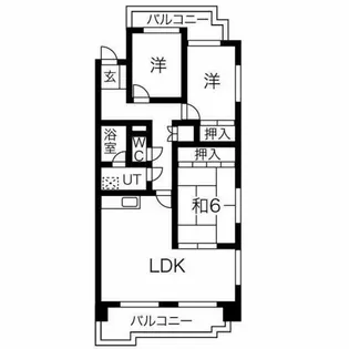 グランドヒルズ東海【4C号室】の間取り