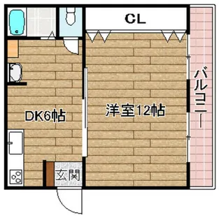 相互マンション【207号室】の間取り
