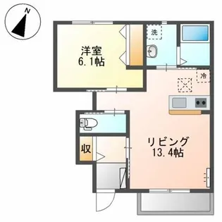 アイリス ガーデン【1階】の間取り