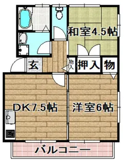 ゾナ・フーテ深沢【2階】の間取り