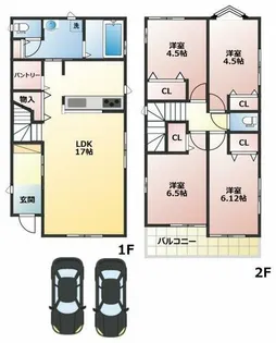 兵庫県三木市緑が丘町西2丁目【一戸建】の間取り
