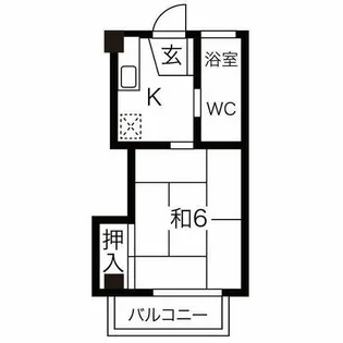 神田マンション【203号室】の間取り
