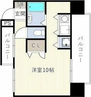 ドゥマン梅田【9階】の間取り