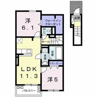 サンリットTF【2階】の間取り