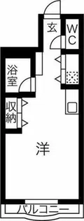 横堀ハイム【2階】の間取り