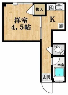 大平ビル【403号室】の間取り