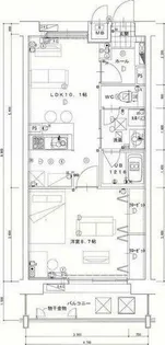 Floresta名駅【4階】の間取り