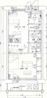 Floresta名駅【4階】の間取り
