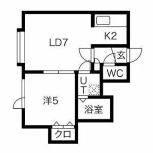 スタビリス【206号室】の間取り