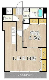 CITYSPIRE幸町【12階】の間取り