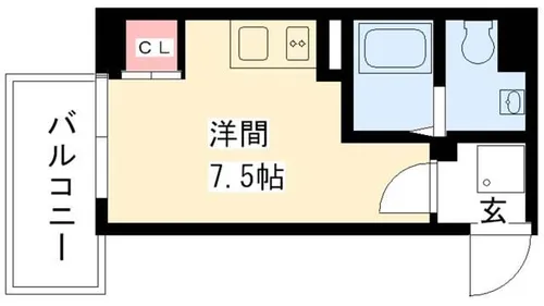 ライブコート丸の内【0607号室】の間取り