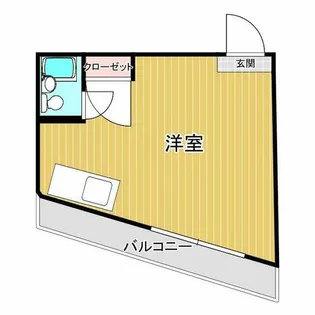 マンションコスモⅢ【5階】の間取り
