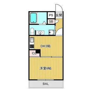 FUKUE BLD【7階】の間取り