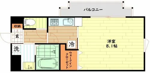 マルセイ玉川マンション【3階】の間取り