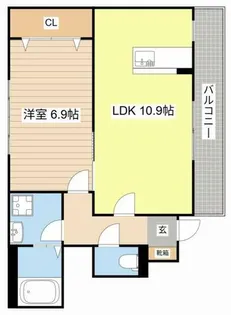 ホッコウ ハイム【1階】の間取り
