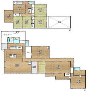 大阪府高槻市前島1丁目【一戸建】の間取り