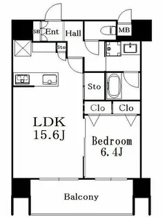 エグゼ博多コンドミニアム【11階】の間取り