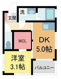 アヴィータ豊島北【1階】の間取り