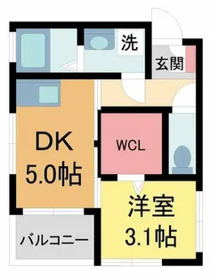アヴィータ豊島北【1階】の間取り