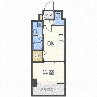 ルネッサンス21別府【8階】の間取り