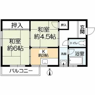 レジデンス摂津(分譲賃貸)【306号室】の間取り
