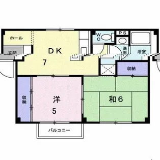 アメニティタウン高洲【2階】の間取り
