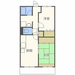 ケイズコート【5階】の間取り