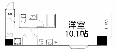アーデン土佐堀【6階】の間取り