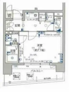 ファミールリブレ梅田東【5階】の間取り