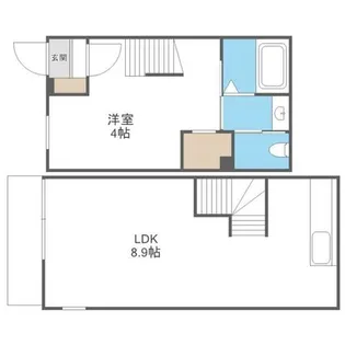 仮)キャットテール【1階】の間取り