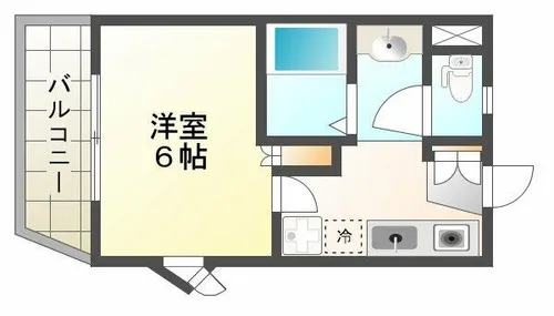 ファーストマンション【1階】の間取り