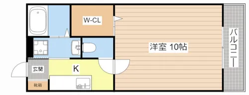ハイツ・AKUA【303号室】の間取り