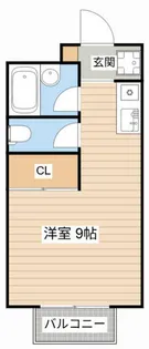 ハイツ中村【202号室】の間取り